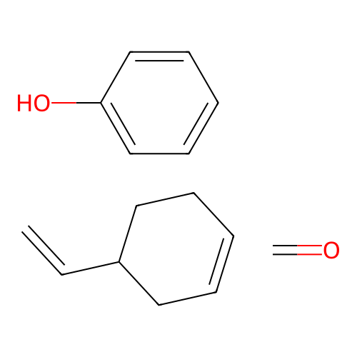 4-Ethenylcyclohexene;formaldehyde;phenol structure