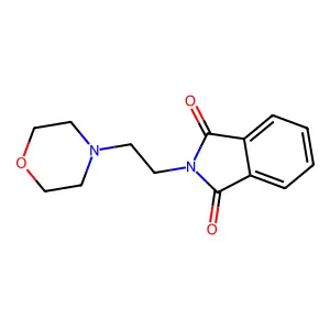 2-(2-morpholinoethyl)isoindoline-1,3-dione structure