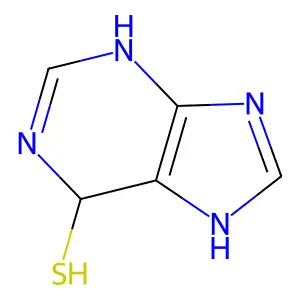 6,7-dihydro-3H-purine-6-thiol structure