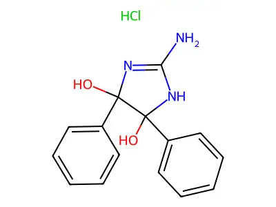 2-amino-4,5-diphenyl-1H-imidazole-4,5-diol structure