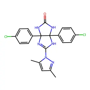 3a,6a-bis(4-chlorophenyl)-5-(3,5-dimethylpyrazol-1-yl)-3,6-d structure