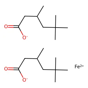 3,5,5-三甲基己酸铁盐(1:?) structure
