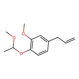 Benzene, 2-methoxy-1-(1-methoxyethoxy)-4-(2-propen-1-yl)- structure