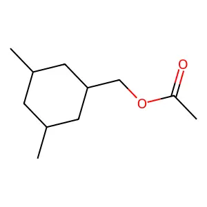 Cyclohexanemethanol, 3,5-dimethyl-, 1-acetate structure
