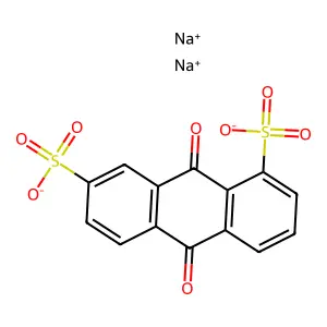 1,7-Anthracenedisulfonic acid, 9,10-dihydro-9,10-dioxo-, sodium salt (1:2) structure