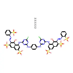 Procion red HE-3B structure