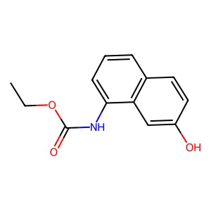 Carbamic acid, N-(7-hydroxy-1-naphthalenyl)-, ethyl ester structure