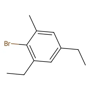 2-Bromo-3,5-diethyltoluene structure