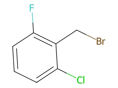 2-Chloro-6-fluorobenzyl bromide structure