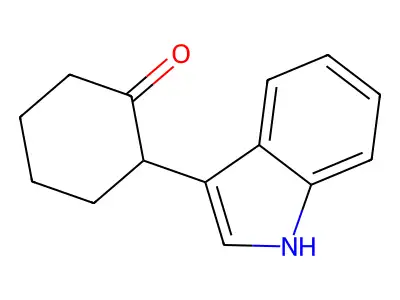 2-(1H-indol-3-yl)-cyclohexanone structure