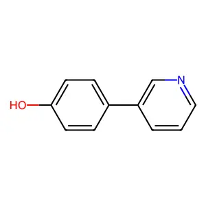 Phenol, 4-(3-pyridinyl)- structure