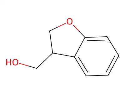 (2,3-Dihydro-1-benzofuran-2-yl)methanol structure