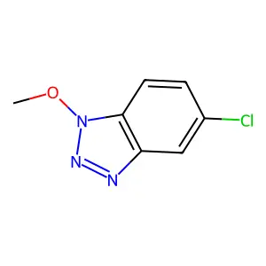 5-Chloro-1-methoxybenzotriazole structure