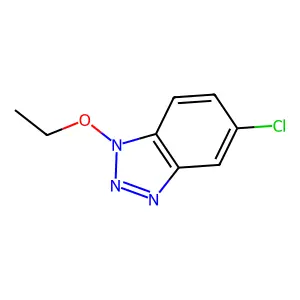 5-Chloro-1-ethoxy-benzotriazole structure