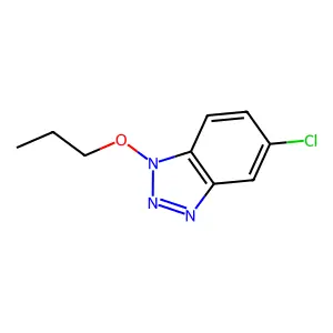 5-Chloro-1-propoxybenzotriazole structure