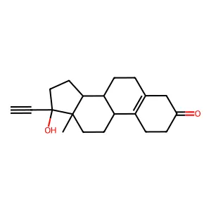 异炔诺酮 structure