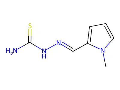 {[(1-methyl-1H-pyrrol-2-yl)methylidene]amino}thiourea structure