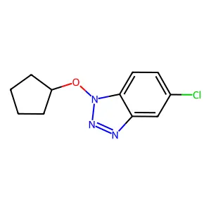 5-Chloro-1-cyclopentyloxybenzotriazole structure