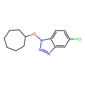 5-Chloro-1-cycloheptyloxybenzotriazole structure