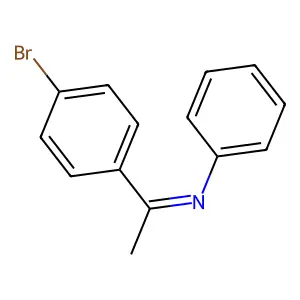 N-[1-(4-溴苯基)亚乙基]苯胺 structure