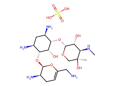 硫酸喷替米星 structure