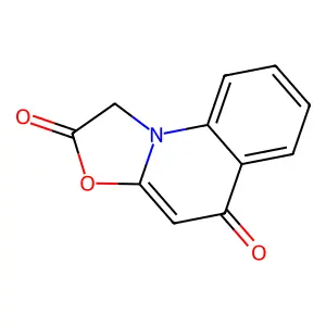 5H-(1,3)Oxazolo(3,2-a)quinoline-2,5(1H)-dione structure