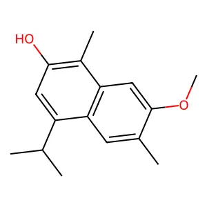 2-Hydroxy-7-methoxycadalene structure