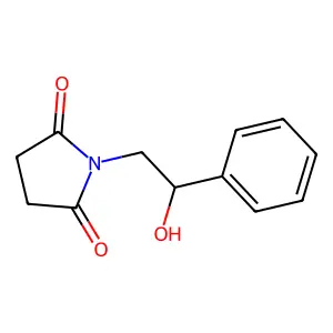 2,5-Pyrrolidinedione, 1-(2-hydroxy-2-phenylethyl)- structure