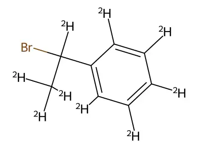 Benzene-1,2,3,4,5-d5, 6-(1-bromoethyl-1,2,2,2-d4)- structure