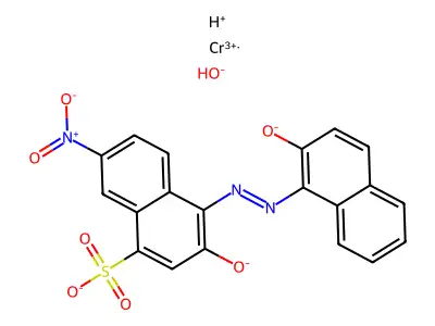 C20H11CrN3O8S.H structure