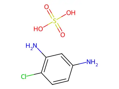 4-氯-1,3-苯二胺硫酸盐 structure