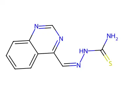 (Quinazolin-4-ylmethylideneamino)thiourea structure