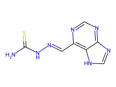 6-Formylpurine thiosemicarbazone structure