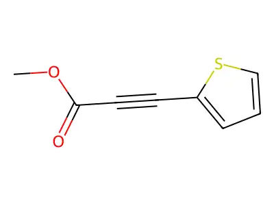 Methyl 3-(thiophen-2-yl)propiolate structure