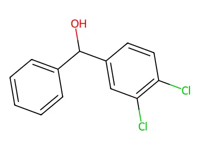 3,4-Dichlorobenzhydryl alcohol structure