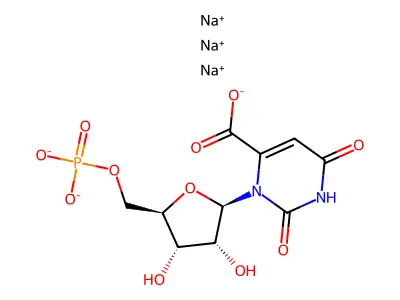 乳清苷5'-一磷酸 structure