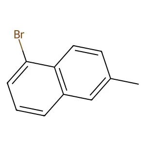1-Bromo-6-methylnaphthalene structure
