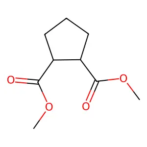 1,2-Cyclopentanedicarboxylic acid, dimethyl ester structure