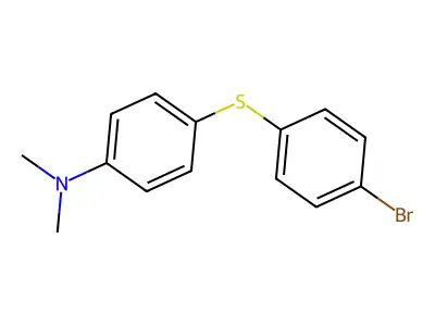 N-{4-[(4-bromophenyl)sulfanyl]phenyl}-N,N-dimethylamine structure