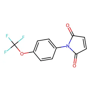 1-[4-(trifluoromethoxy)phenyl]-1H-pyrrole-2,5-dione structure