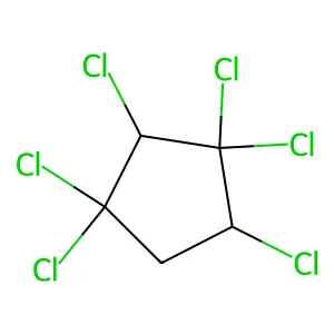 Hexachlorocyclopentane structure