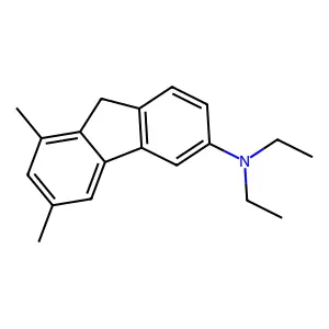 9H-Fluoren-3-amine, N,N-diethyl-6,8-dimethyl- structure