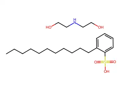 Benzenesulfonic acid, undecyl-, compd. with 2,2'-iminobis(ethanol) (1:1) structure