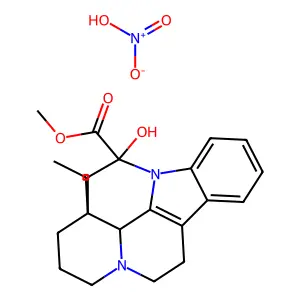 Vincamine N4-mononitrate structure