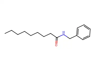 N-benzylnonanamide structure