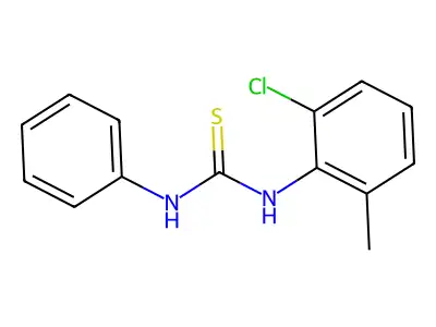 N-(2-Chloro-6-methylphenyl)-N'-phenylthiourea structure