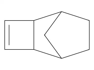 Tricyclo(4.2.1.02,5)non-7-ene structure