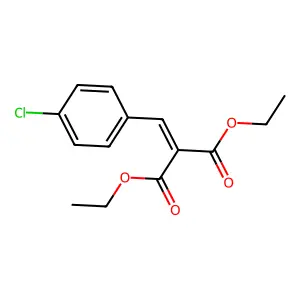 Diethyl 2-(4-chlorobenzylidene)malonate structure