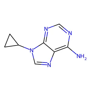 9-环丙基-9H-嘌呤-6-胺 structure