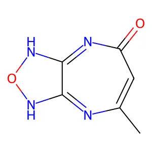 7-methyl-4H-[1,2,5]oxadiazolo[3,4-b][1,4]diazepin-5(8H)-one structure
